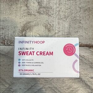 INFINITY Infinity Hoop Sweat Cream - White and Pink